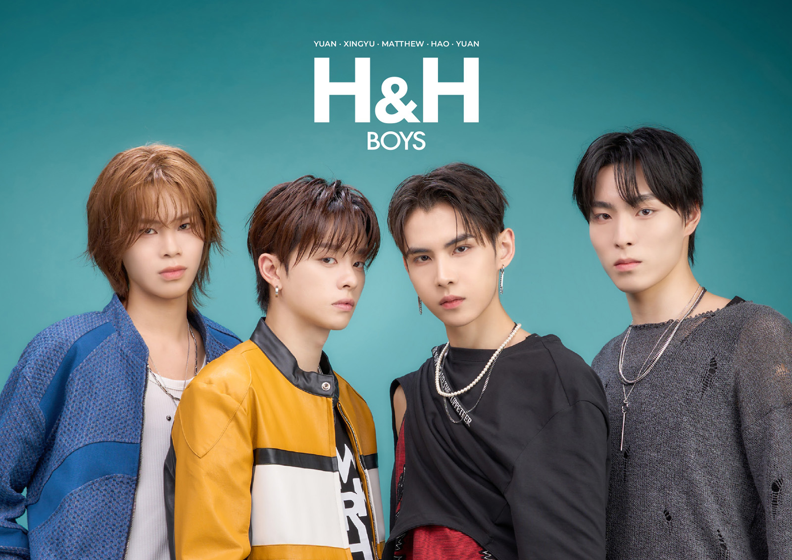H&H BOYS Run It Back 컬러 콘셉트 단체사진